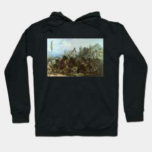 Bison Dance of the Mandan Indians by Karl Bodmer Hoodie